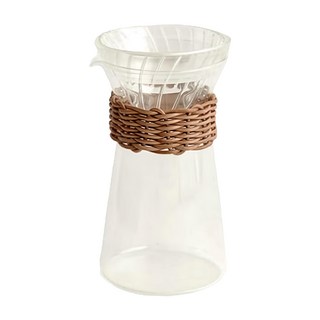 HARIO 好璃奧 皮革編織咖啡壺 駝色, 咖啡壺, 700ml, 1個