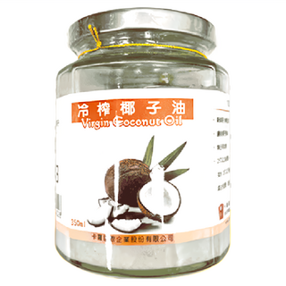 Bakerking 卡羅 冷榨椰子油 350ml, 1罐