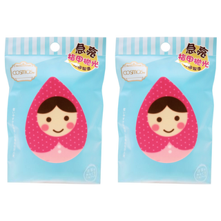 台灣 COSMOS B 璀璨急亮拋光棉, 2件, 粉紅色