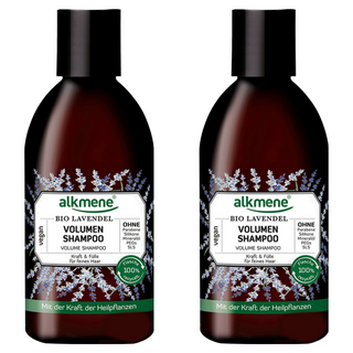 alkmene 歐珂蔓 薰衣草豐盈洗髮露 適合細軟髮/扁塌髮質/老化敏感性頭皮 不含矽靈/SLS/礦物油 控油修護 深層補水, 250ml, 2瓶