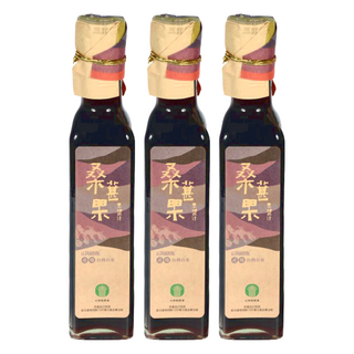 山海經脈 桑葚果醬汁 台灣產, 350g, 350ml, 3瓶