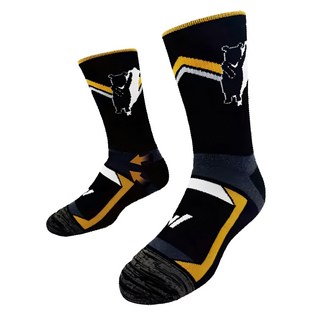 WOAWOA 台灣熊厚系列 銀纖維極致速乾羊毛 M號 2入組 登山健行襪, 1入