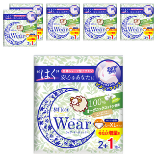 SOFTeen 舒婷 柔棉自在安心褲 日本製 大型 6包, 親膚透氣安心褲, 3片