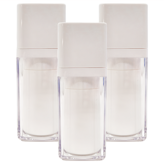 旋轉真空分裝噴霧瓶 30ml, 透明, 3個