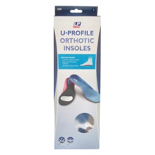 LP SUPPORT 鞋墊系列 U型矯正鞋墊 透氣POLIYOU 可塑記憶海綿, L, 1雙