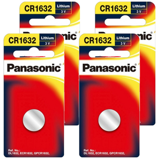 Panasonic 台灣公司貨 鋰鈕扣電池 CR-1632, 1入, 4組