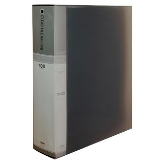 MiDAS HYUNPOONG 可加頁A4事務檔案夾 100頁, 黑色, 1本