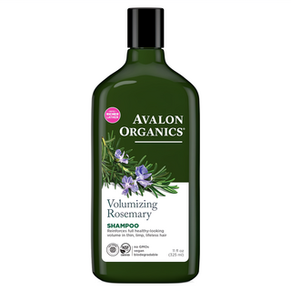 AVALON ORGANICS 豐盈精油洗髮精 迷迭香 注入活力 蓬鬆亮澤, 1瓶, 325ml