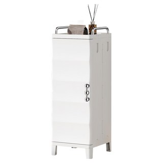 FAmILyLIFE 生活 極簡風可疊加收納箱 38L 單層, 淨白款, 1個