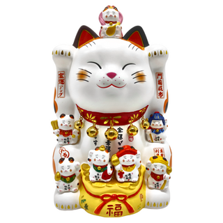 藥師窯 日本七福神招財貓, SJ-TC02018