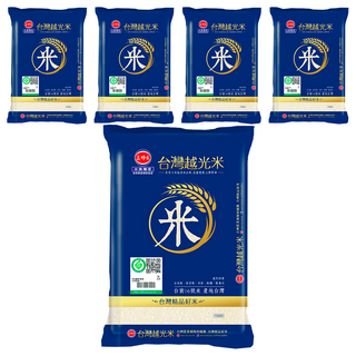 三好米 履歷台灣越光米 晶瑩剔透 顆粒飽滿 香甜Q彈 白米 壽司飯糰, CNS一等, 1.5kg, 5包