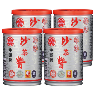 牛頭牌 麻辣沙茶醬，全台唯一多方認證，傳承60年經典好味道, 250g, 4罐