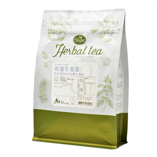 Magnet 曼寧 瑪黛牛蒡茶 三角立體茶包 促進新陳代謝 無添加 健康養生茶飲, 40包, 5g, 1袋
