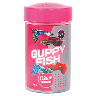 UP AQUA 雅柏 孔雀魚專用飼料 E-228, 45g, 1罐