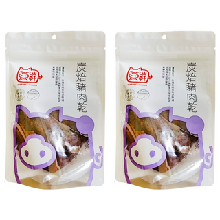萬味軒 炭培豬肉乾, 150g, 2包