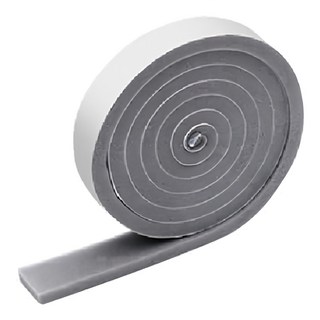 FANCY LIFE 門窗防風隔音條 3cm x 2m 灰色 保暖, 1個