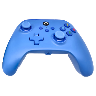 PowerA XBOX 官方授權有線遊戲手把, 人體工學設計，操作直觀, 雙振動馬達，沉浸體驗, 授權板機震動，真實感受, 1519367-01, 藍, 1個