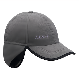 ATUNAS 防風保暖覆耳帽, 均碼, 灰色, 1個