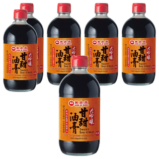 萬家香 大吟釀甘甜油膏 台灣無防腐劑 純釀造不含人工色素, 510g, 6瓶