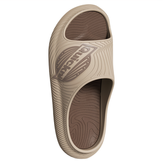 bebehome Quickni 踩屎感時尚潮酷運動涼拖鞋, 卡其色, 42~43