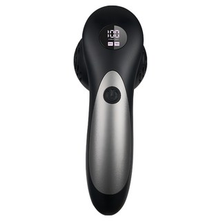 BeOK USB充電吸塵電動磨腳皮器, ZM-518, 黑色/銀色