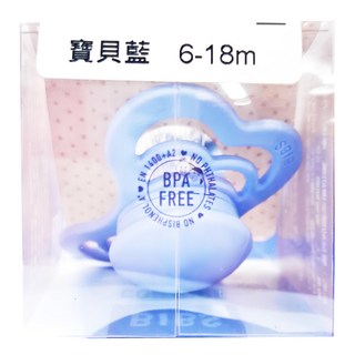 BIBS Couture拇指型矽膠奶嘴，丹麥製造, 6-18m, 1個