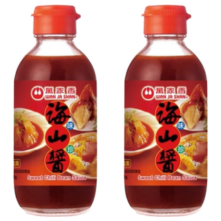 萬家香 海山醬，非基因改造黃豆製成，古早美味, 225g, 2瓶