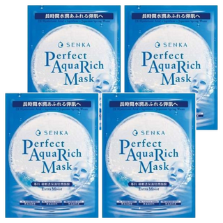 SENKA 專科 台灣公司貨 完美保濕特潤面膜, 7片, 4盒