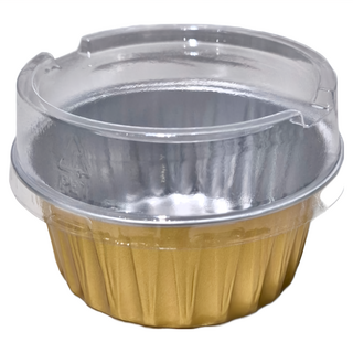 Ideal Wrapping 毅典 圓形彩色鋁箔盒子100個 耐熱85°C PET材質, 100入, 1組