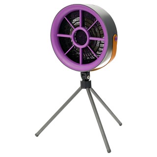 YUNMI 家用小型桌面油煙機 便攜式戶外露營抽油煙機 火鍋燒烤吸煙機 排味排風機 過濾去異味 紫色, FC-6629, DIY安裝組件