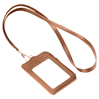 京都良品 仿皮革直式證件套/信用卡套/零錢包 棕色 PU皮, 不適用