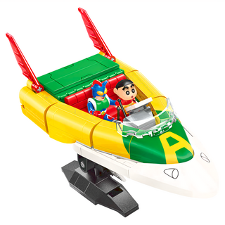 KEEPPLAY 奇妙積木 蠟筆小新 動感超人車玩具 益智拼裝玩具, 1個