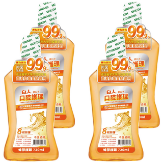 T.KI 白人 蜂膠護齦漱口水 720ml, 4瓶