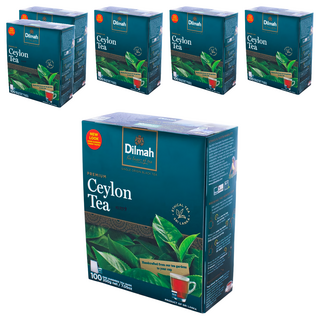 Dilmah帝瑪 錫蘭紅茶 斯里蘭卡中部高地, 2g, 100包, 6盒