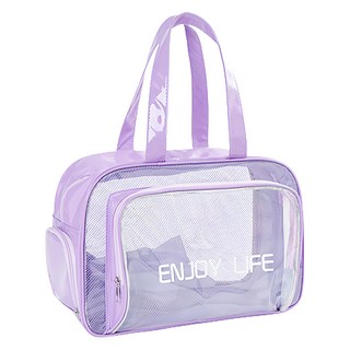 Reddot 紅點生活 乾濕分層防水健身沙灘游泳包, 葡萄紫色