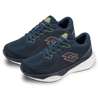 LOTTO 樂得 男款 S5000 創跑鞋 寬楦 深藍色/白色, 25.5cm