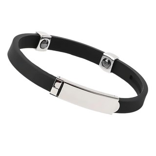 可調節負離子矽膠手環 防水防塵按摩磁石無線靜電, 1個