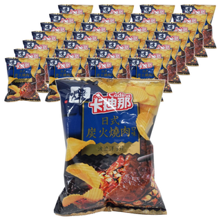 卡迪那 波浪洋芋片 日式炭火燒肉口味 58g, 36包