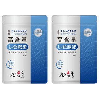 九五之丹 欣喜 L-色胺酸 高含量 幫助入睡 心情愉悅, 30顆, 0.6g, 2包