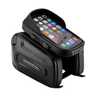 ROCKBROS 洛克兄弟 上管馬鞍包, 黑色, 1個