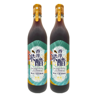 永禎 香淳米醋 精品料理醋, 含小麥草，600ml 台灣製造, 2瓶