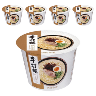 維力 手打麵 和風豚骨風味, 5入