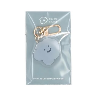 Square Studio 方坊 壓克力吊飾 直徑40mm, 大頭喜寶, 1個