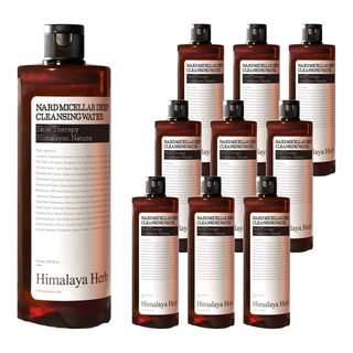 NARD 深層卸妝潔膚水 AHA、PHA、BHA三重護理 弱酸性膠束 五倍透明質酸 泛醇 清爽舒適, 500ml, 10瓶