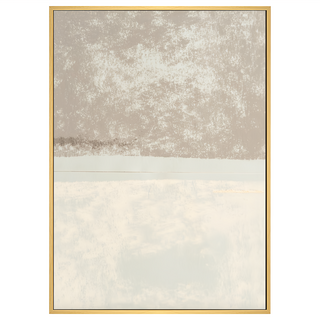 Boluo 菠蘿選畫所 掛畫 抽象畫 奶茶米棕色II APAD3470D (40 x 30cm 木色)