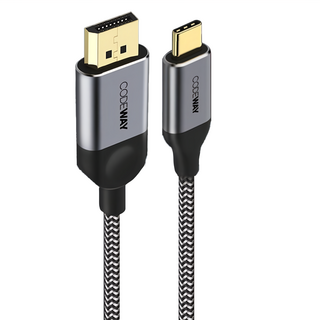 CODEWAY Type-C-DP 1.2 4K60Hz 影音傳輸線, 1.8m, 單一顏色, 1條