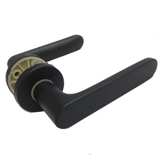 L.S. 麥金牌 日規水平鎖 L.S-902 鋅合金 黑色 適用門厚 51mm、60mm, 1個