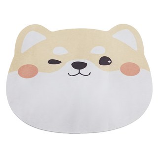 WE CHAMP 硬式珪藻土地墊 小柴犬 WTB-871, 40 x 30cm