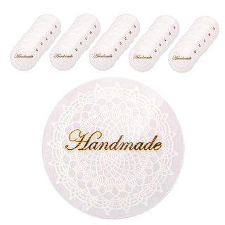 Indi.K 蕾絲花邊手作透明貼紙, 透明, 256張