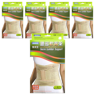 YASCO 昭惠 專業型腰部軟背架 81442, 5個